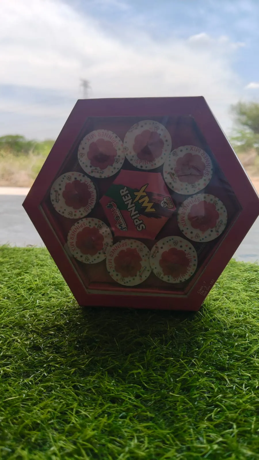 Spinner Big mix plastic wheel