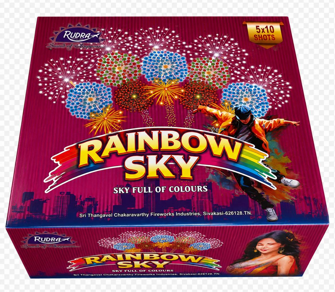 RAINBOW SKY (5X10) (UV)
