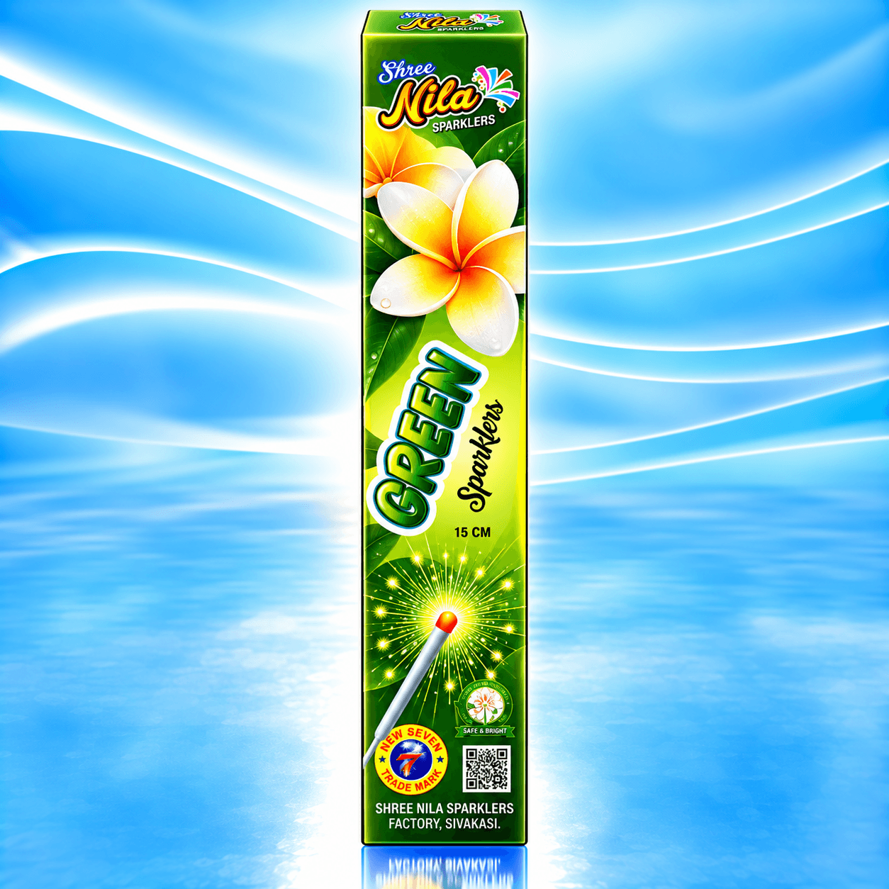 15cm Green Sparklers