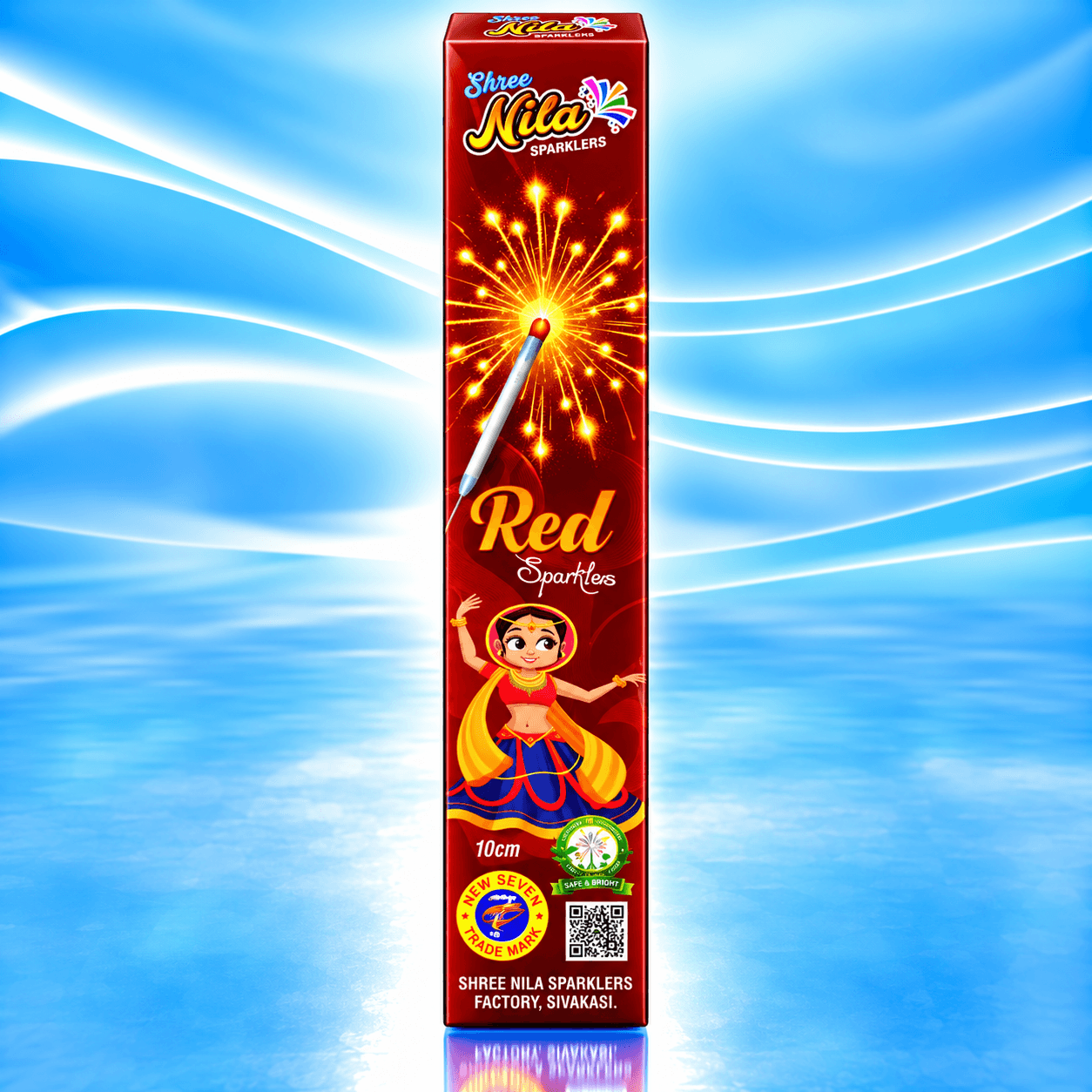 10cm Red Sparklers