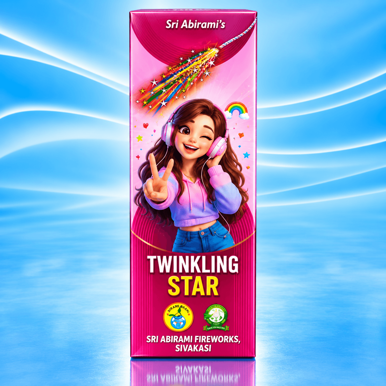 4" Twinkling Star