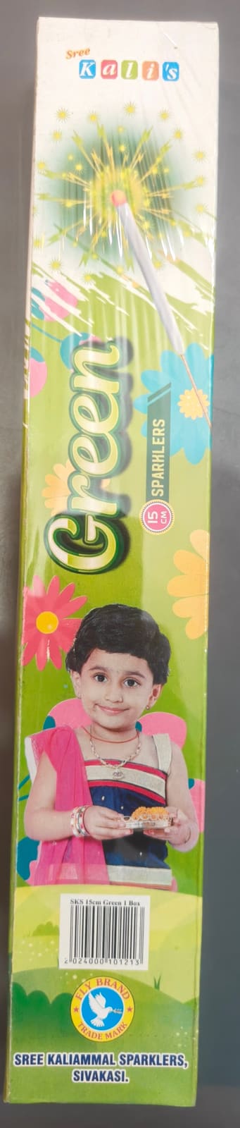 15 cm Green Sparklers
