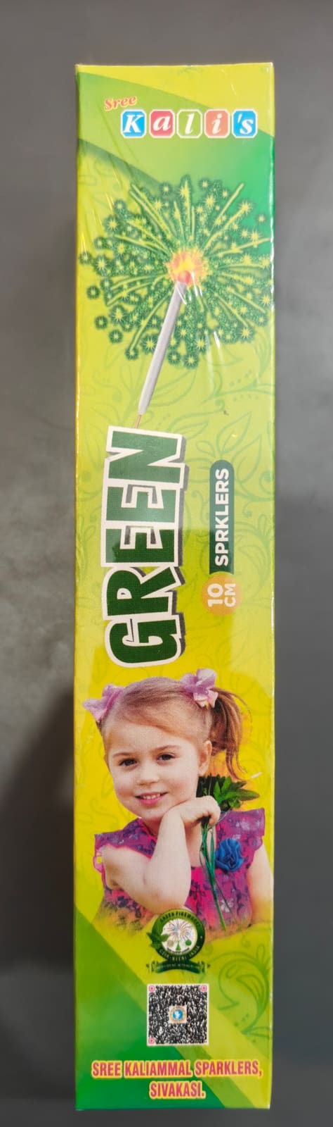 10 cm Green Sparklers