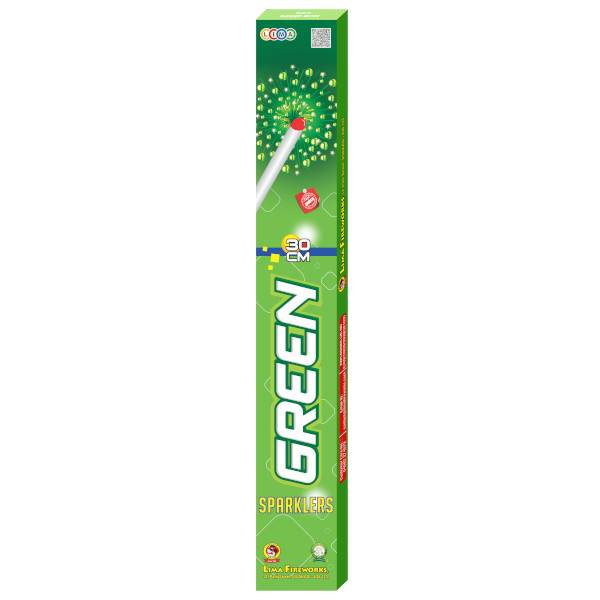 30 Cm Green Sparkle