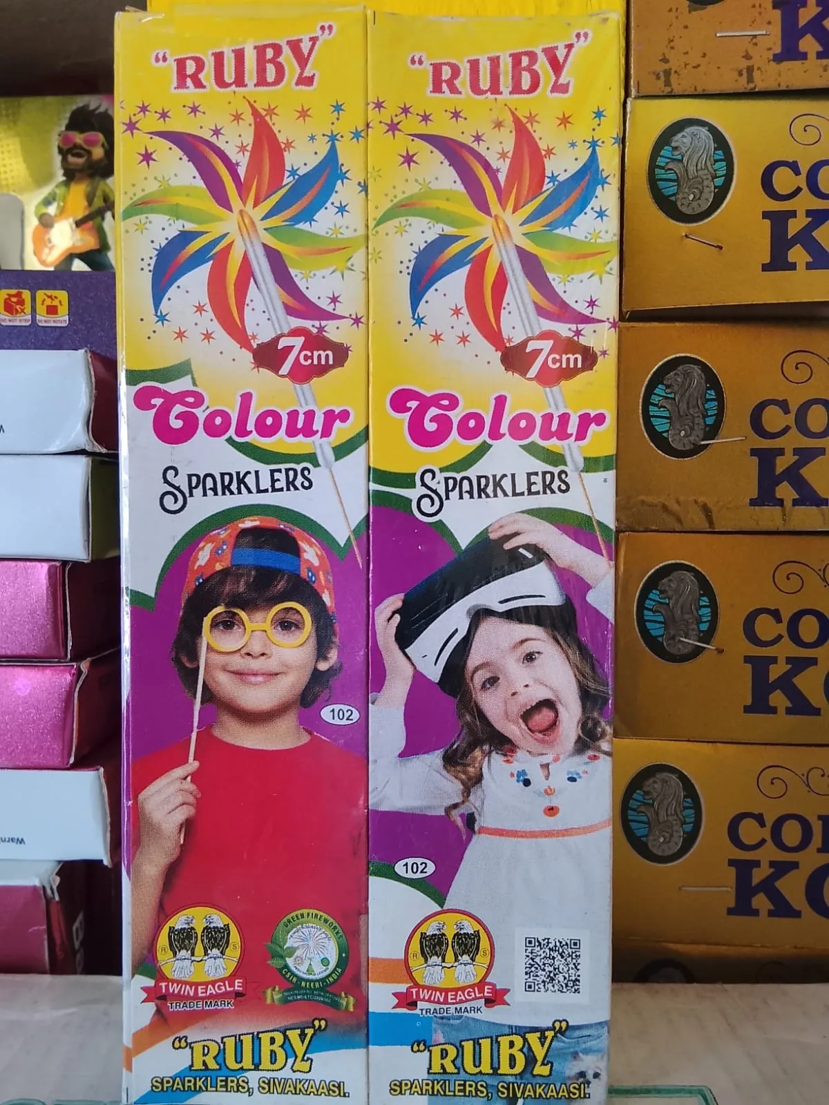 7 Cm Colour Sparklers
