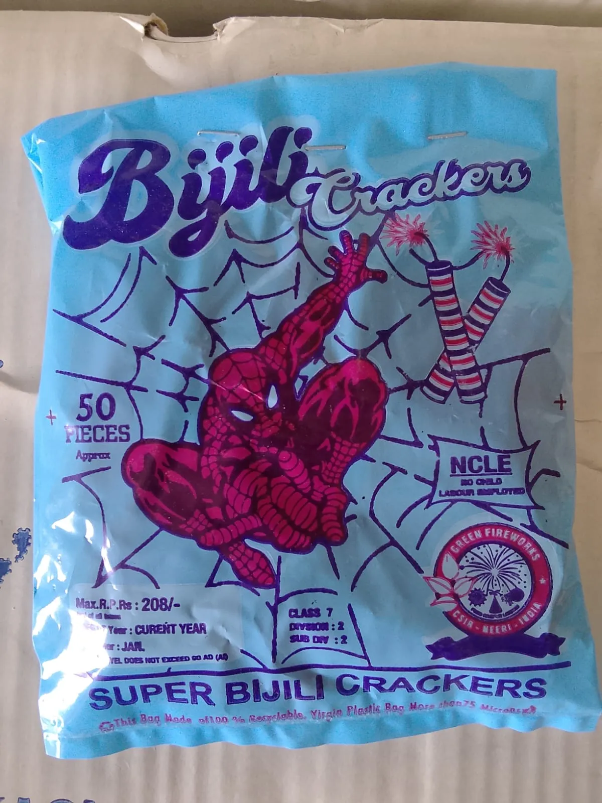Red Bijili (50 Pcs) (Pappa Brand)
