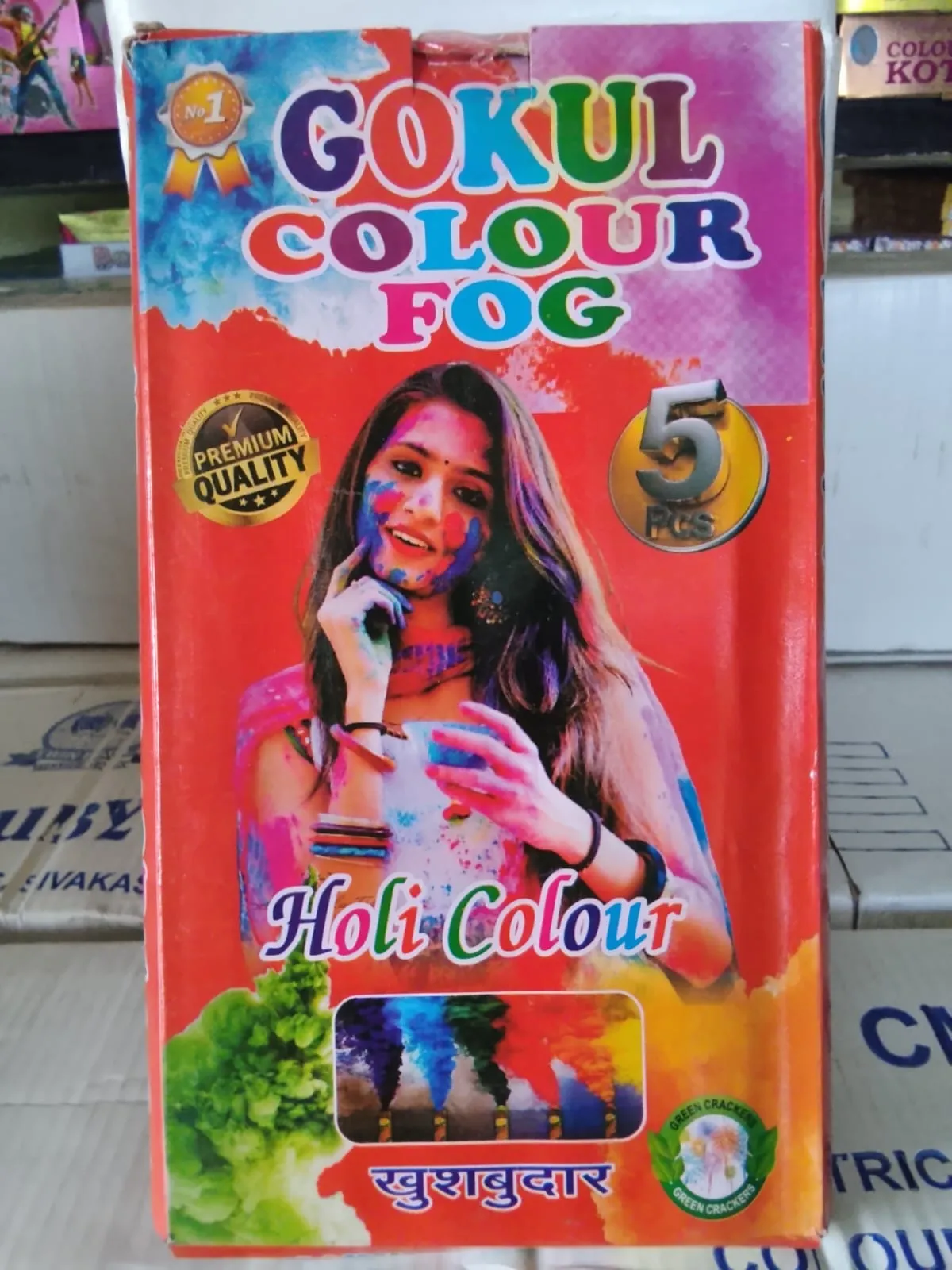 Colour Smoke Candle (5 Pcs)