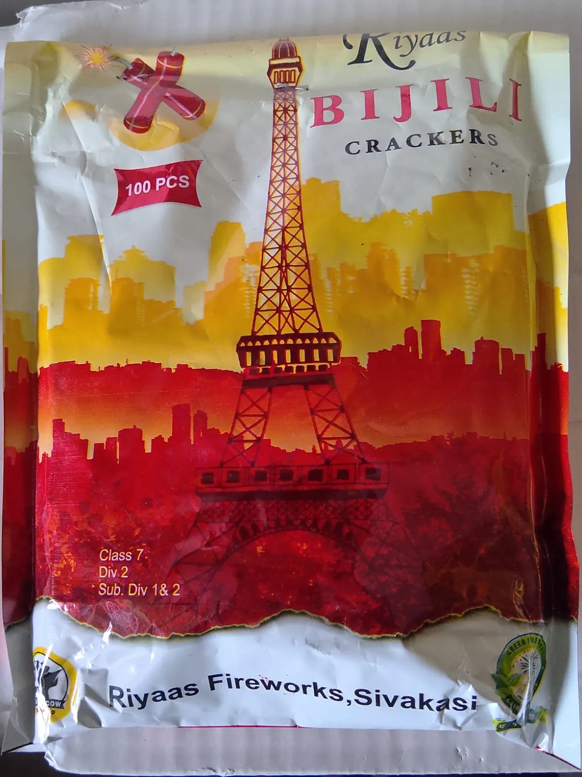 Red Bijili (100 Pcs) (Pappa Brand)