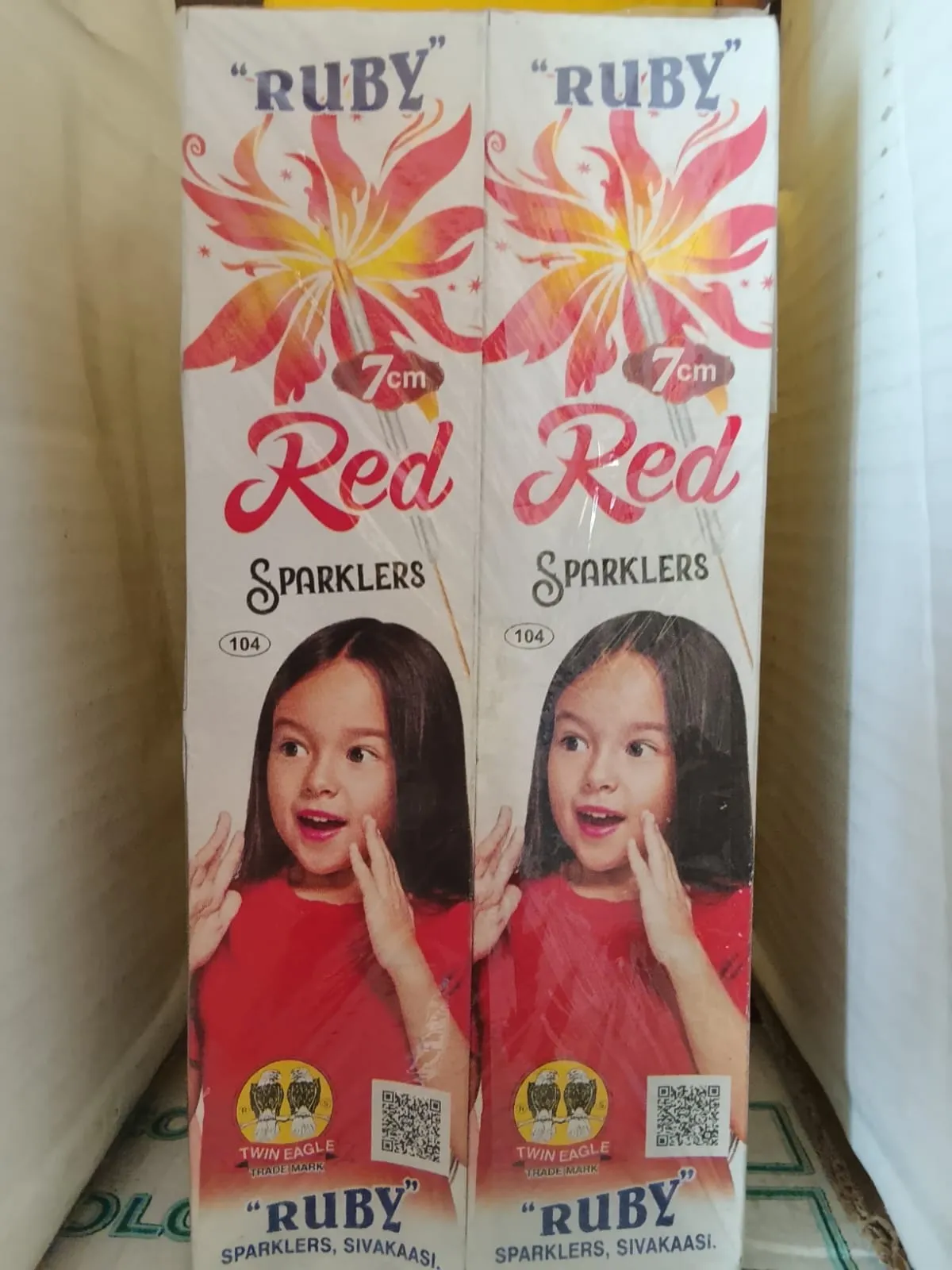7 Cm Red Sparklers