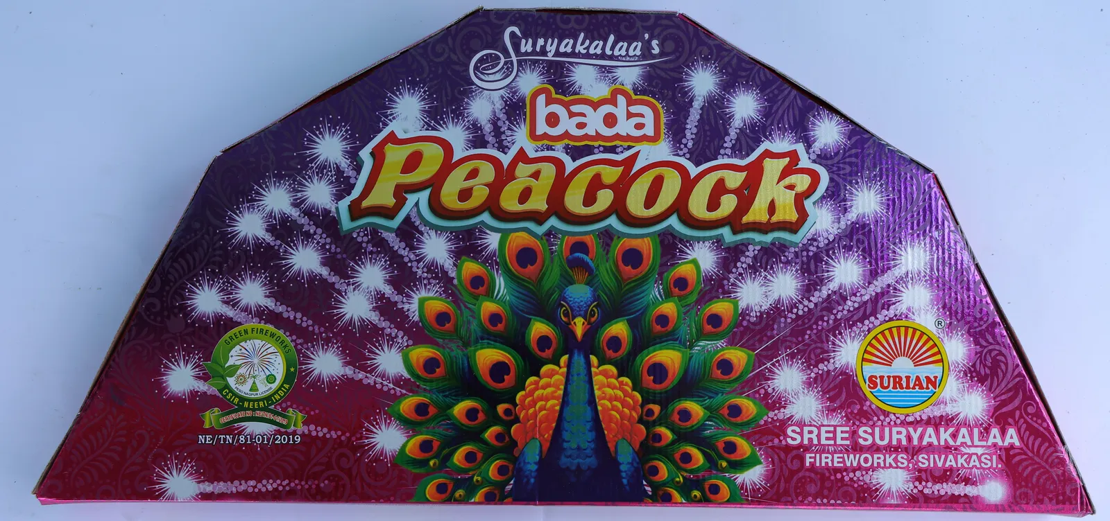 White Bada Peacock(1 Pcs)